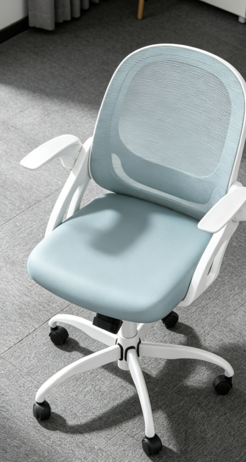 Breathable Mesh Ergonomic Task Chair Flip-up Arms